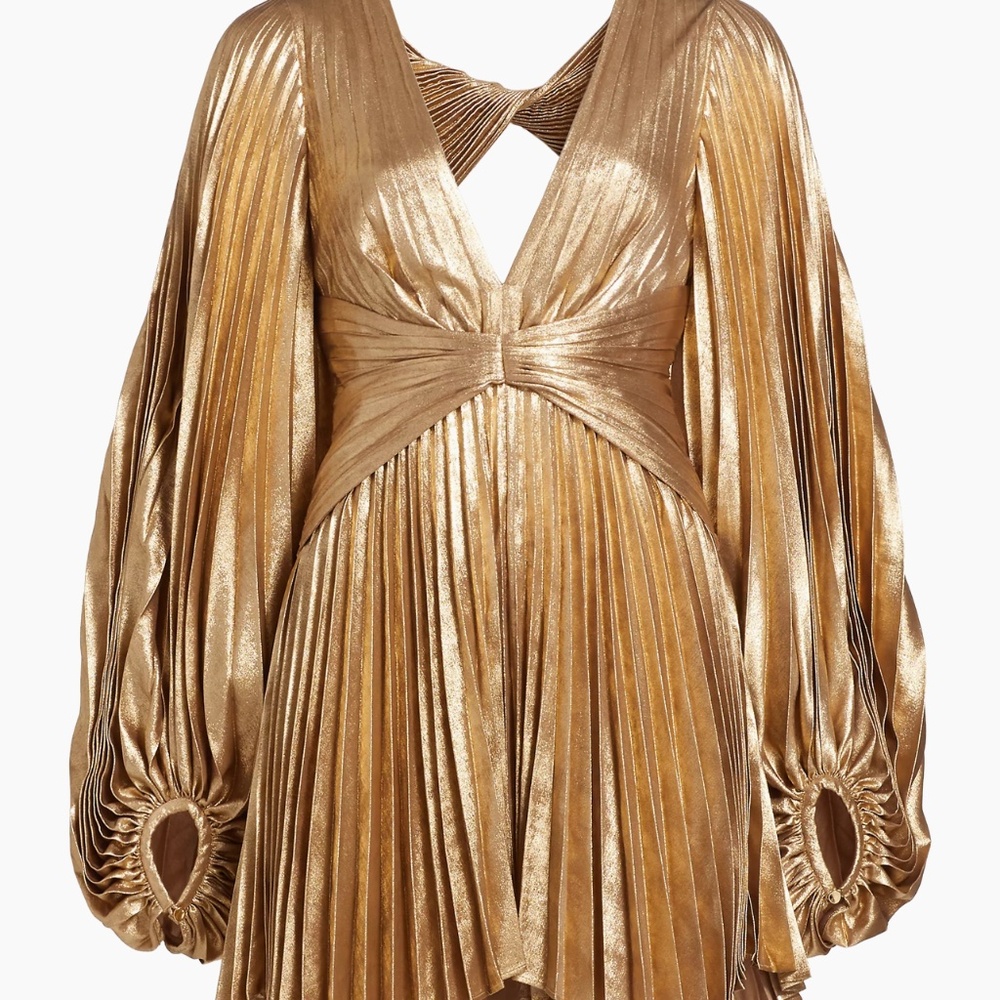 Acler  Geneva Metallic Minidress
